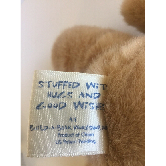 BAB Light Brown Basic Bear Talking Says 6 Phrases Stuffed Animal Plush 12” Soft - Picture 10 of 12